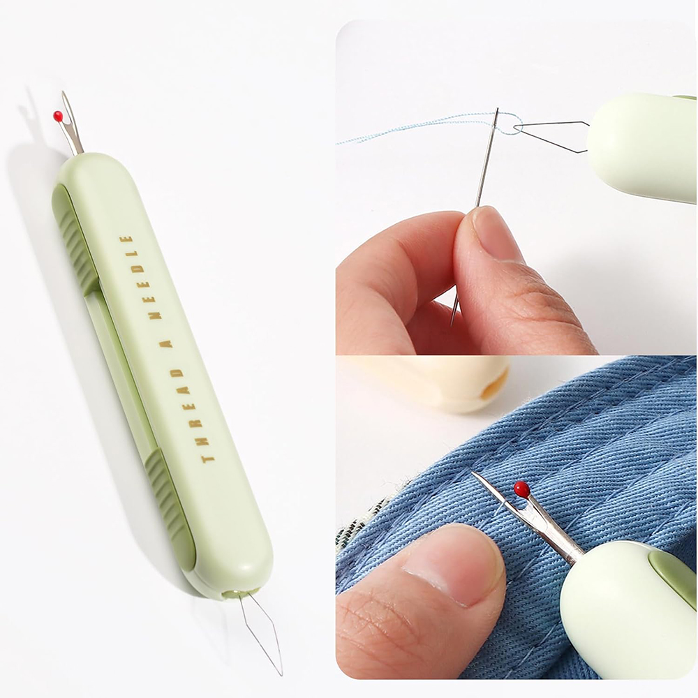 Cotton Embroidery Thread Skeins - อุปกรณ์เย็บตะเข็บแบบ2อิน1สำหรับเย็บมือ kerajinan kristik อุปกรณ์เย็บผ้า