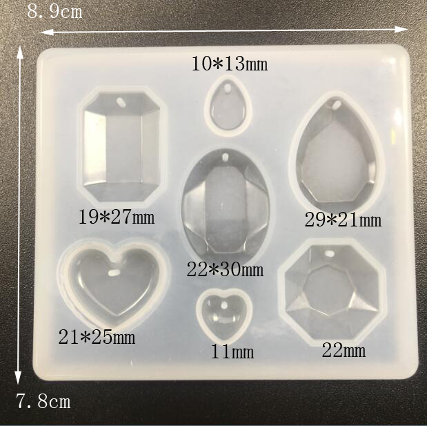 ชุดแม่พิมพ์เรซิ่นซิลิโคน 6 แบบ - Silicone Epoxy Resin Molds Set บทวิจารณ์และราคา