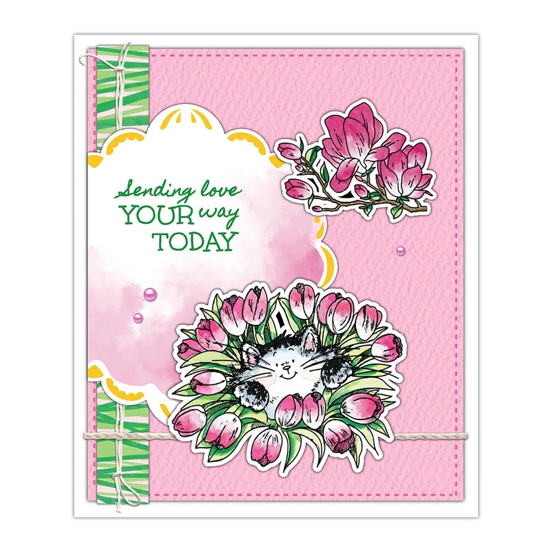 ซันคราฟท์ แสตมป์ใสลายแมวน่ารัก - Clear Silicone Stamps For Card Making บทวิจารณ์และราคา