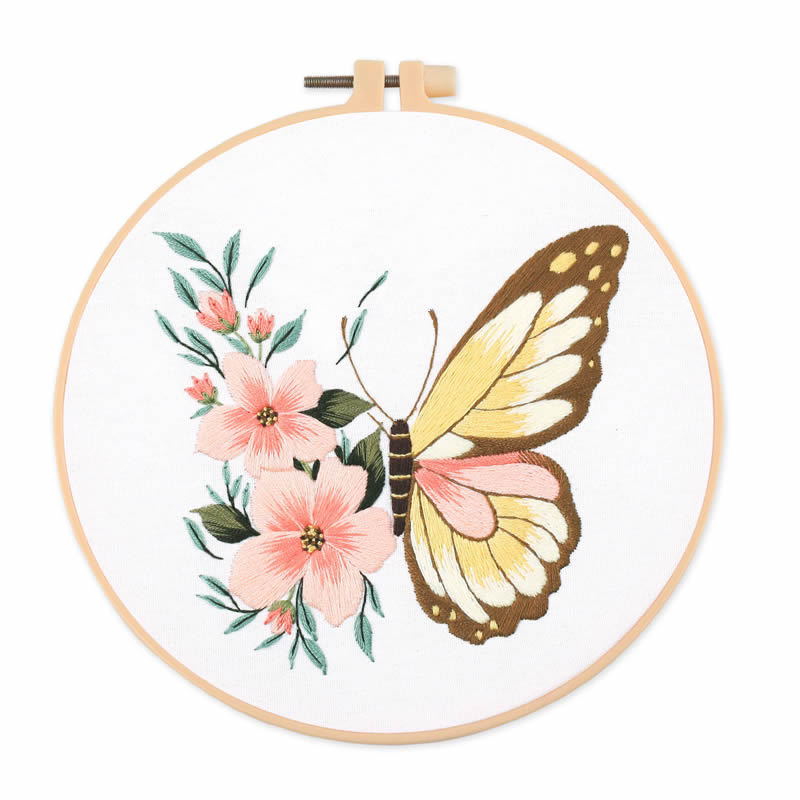 ชุดปักลายผีเสื้อ 1 ชิ้น ขนาด 2 - Embroidery บทวิจารณ์และราคา