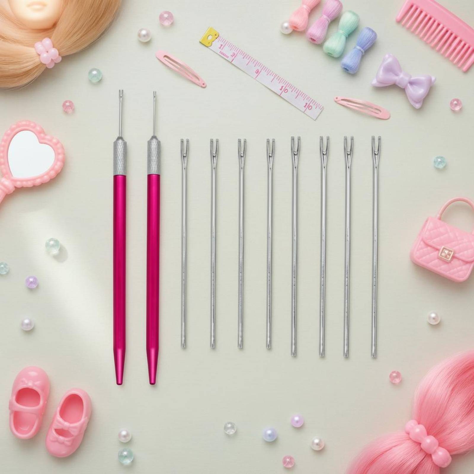ชุดอุปกรณ์รีรูทติ้งผมตุ๊กตา ด้ - Craft Tools บทวิจารณ์และราคา