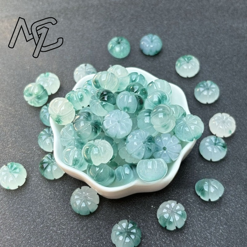 10pcs สีเขียวหยกฟักทองลูกปัด D - Beading บทวิจารณ์และราคา