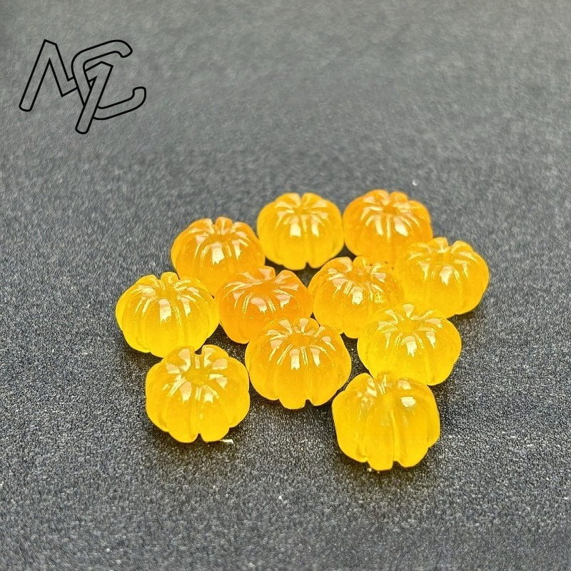 10pcs สีเขียวหยกฟักทองลูกปัด D - Beading บทวิจารณ์และราคา