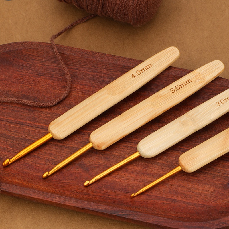ไม้ไผ่ไม้ Handle ถักโครเชต์ Er - Wooden Crochet Hooks Ergonomic Handle บทวิจารณ์และราคา
