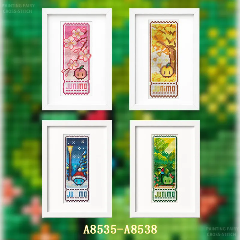 [ชุดงานปักครอสสติชสำหรับผู้เริ - Cross Stitch Stamped Kits Beginners บทวิจารณ์และราคา