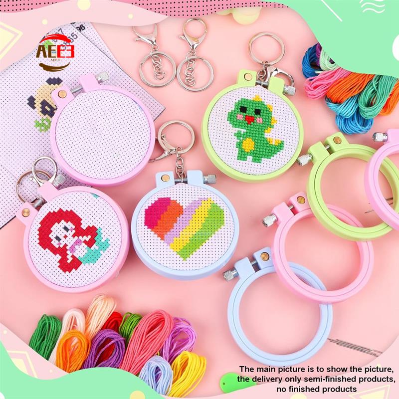 AEE3-6Pcs Stamped CROSS Stitch - Cross Stitch Stamped Kits Beginners บทวิจารณ์และราคา