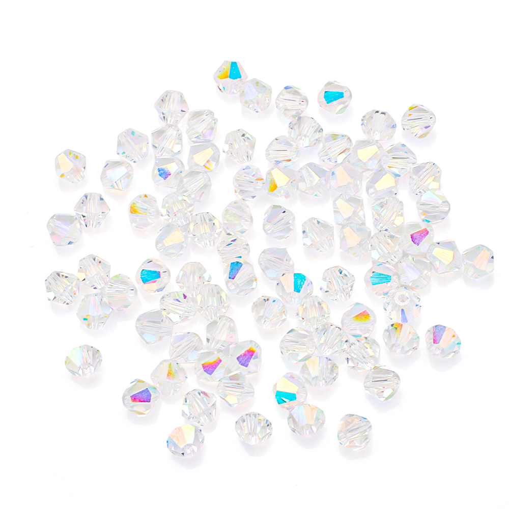 แก้วคริสตัล Bicone ลูกปัด AAA  - Glass Seed Beads 2Mm Jewelry Making บทวิจารณ์และราคา