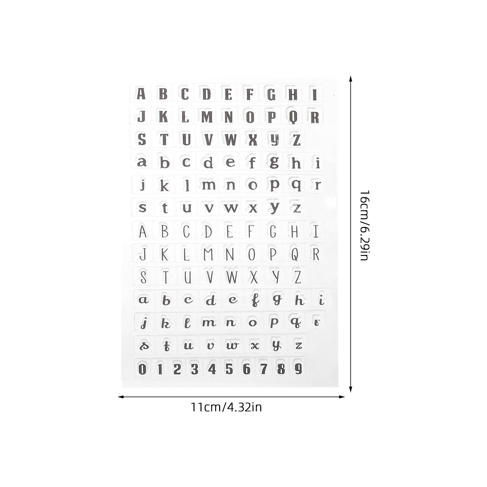 4 ชิ้น ตราประทับตัวอักษรซิลิโค - Clear Silicone Stamps For Card Making บทวิจารณ์และราคา