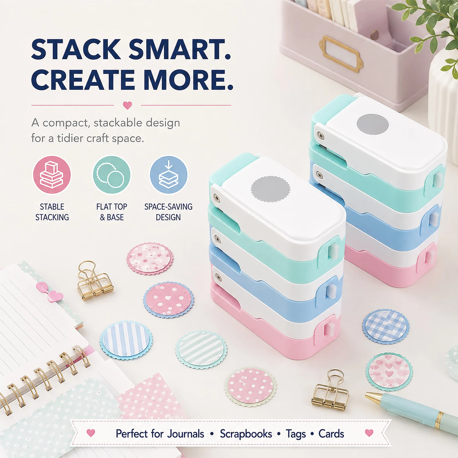 เครื่องเจาะกระดาษวงกลมลายแสตมป - Scrapbooking บทวิจารณ์และราคา
