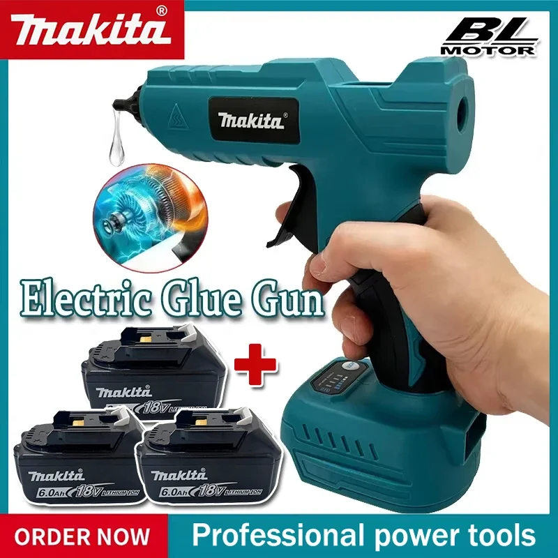 ปืนกาวร้อนไร้สาย Makita 18V ใช - Hot Melt Glue Gun Cordless บทวิจารณ์และราคา