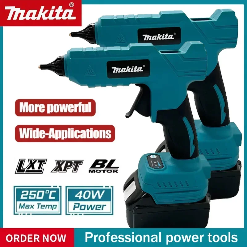 ปืนกาวร้อนไร้สาย Makita 18V ใช - Hot Melt Glue Gun Cordless บทวิจารณ์และราคา
