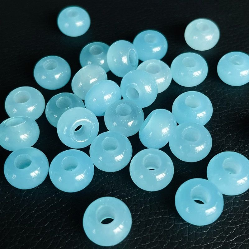 10 ชิ้น ลูกปัดเจไดต์สีน้ำเงินท - Beading บทวิจารณ์และราคา