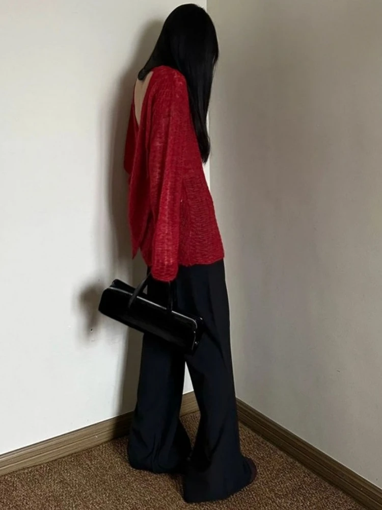 Y2K เสื้อยืดผู้หญิงถักแบบซีทรู - Embroidery บทวิจารณ์และราคา