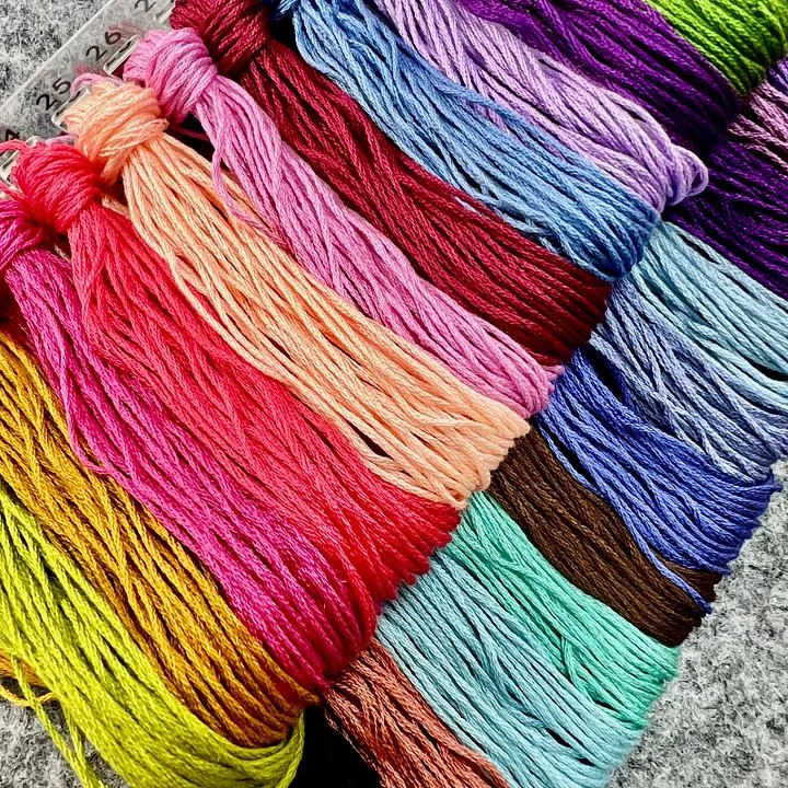 [ZZ8369-โต๊ะใต้แสงดาว] ชุดปักค - Cotton Embroidery Thread Skeins บทวิจารณ์และราคา